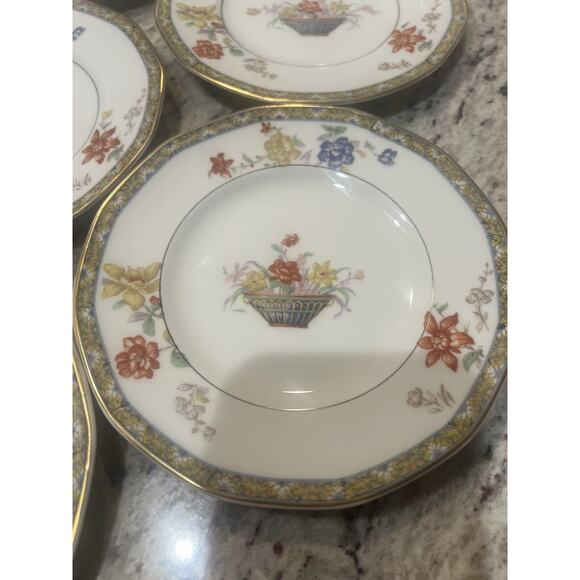 Haviland Limoges Coromandel Porcelain 6 3/8" Bread Butter Plate Floral‎ Gold Rim - Picture 6 of 9